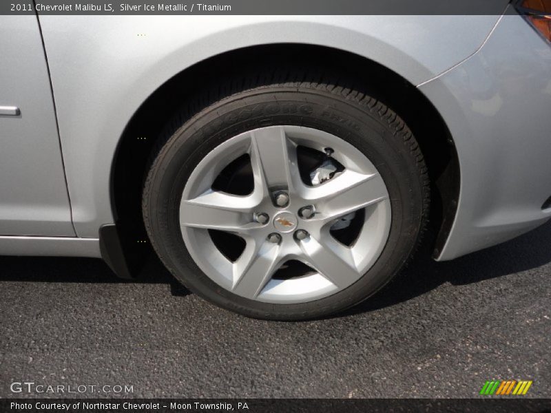 Silver Ice Metallic / Titanium 2011 Chevrolet Malibu LS