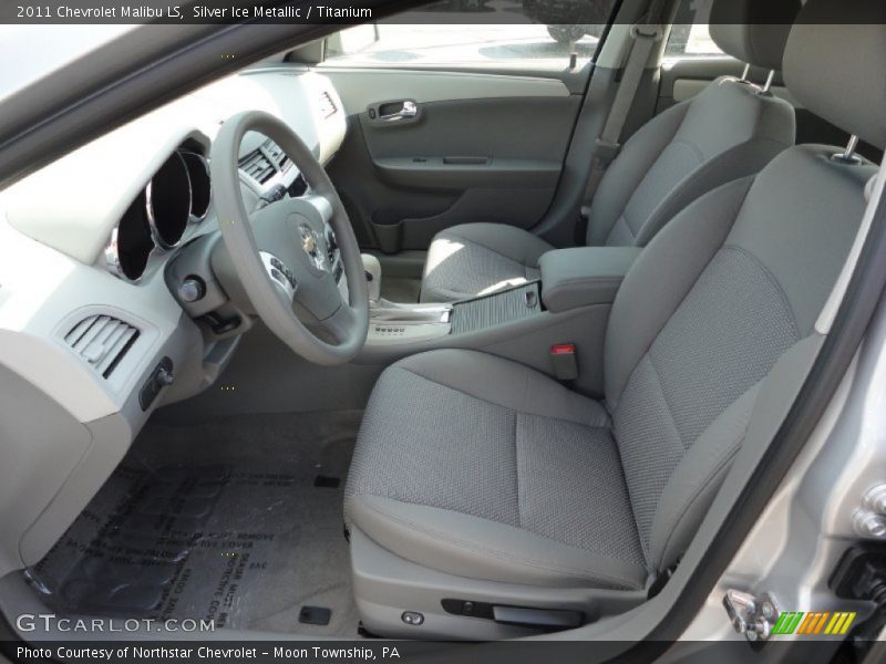Silver Ice Metallic / Titanium 2011 Chevrolet Malibu LS