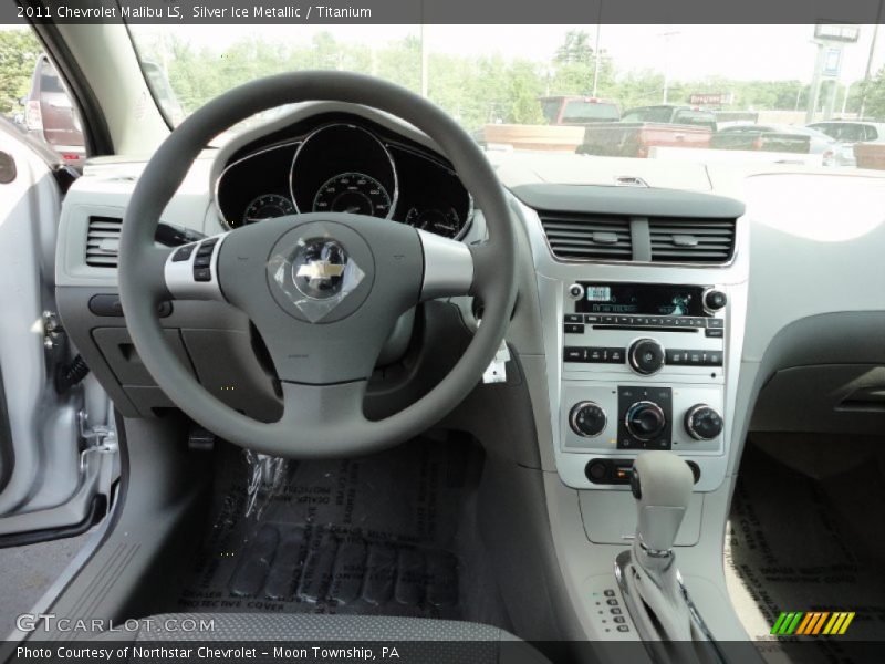 Silver Ice Metallic / Titanium 2011 Chevrolet Malibu LS