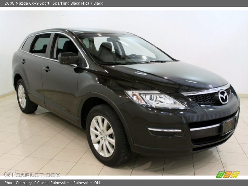 Sparkling Black Mica / Black 2008 Mazda CX-9 Sport