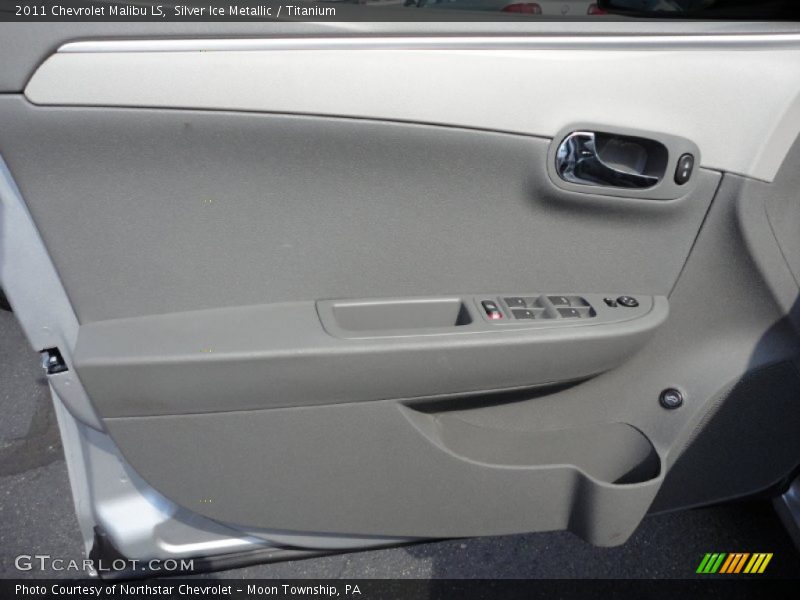 Silver Ice Metallic / Titanium 2011 Chevrolet Malibu LS