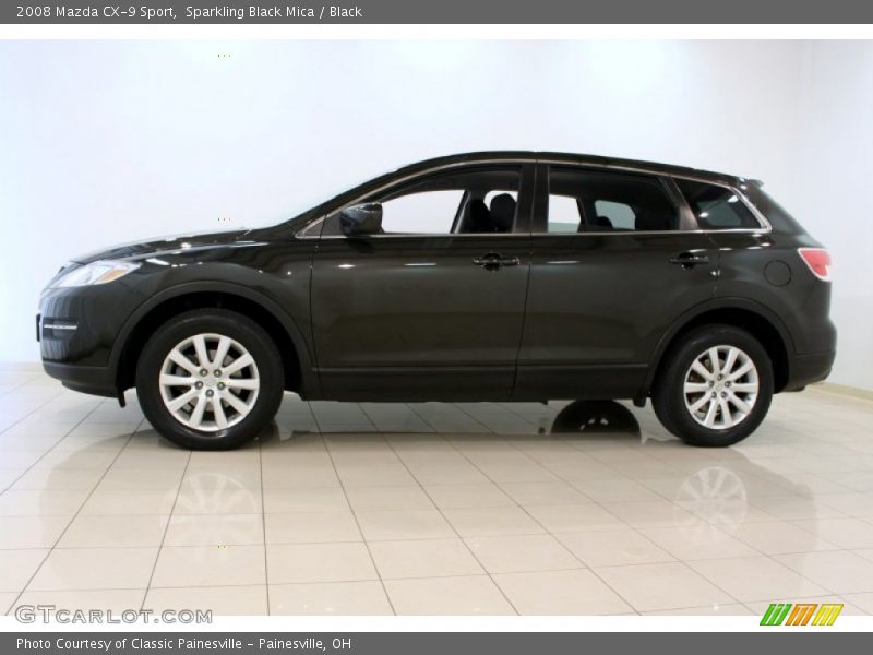 Sparkling Black Mica / Black 2008 Mazda CX-9 Sport