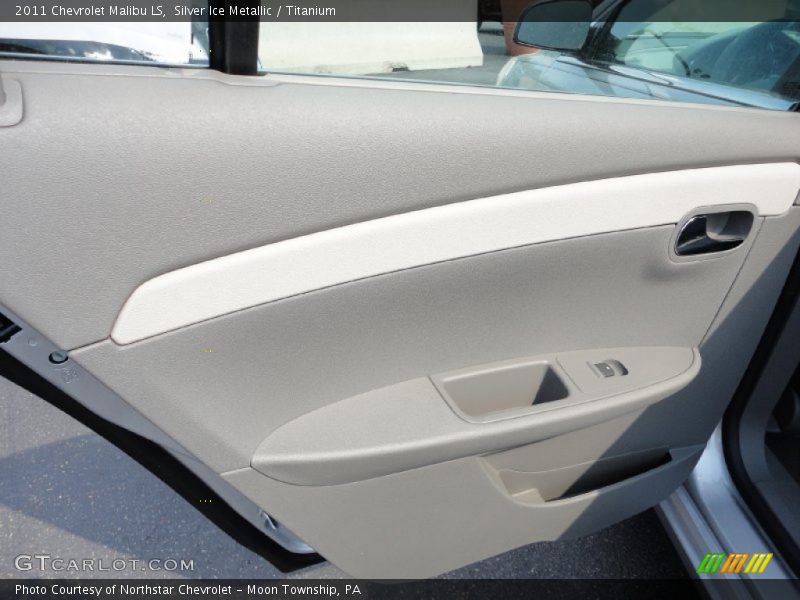 Silver Ice Metallic / Titanium 2011 Chevrolet Malibu LS