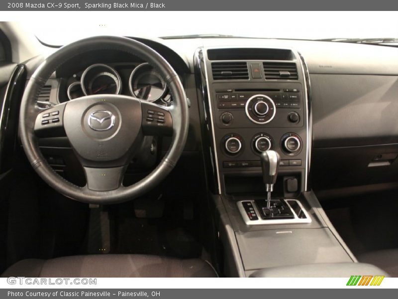 Sparkling Black Mica / Black 2008 Mazda CX-9 Sport