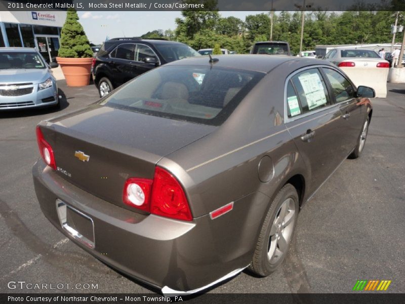 Mocha Steel Metallic / Cocoa/Cashmere 2011 Chevrolet Malibu LS