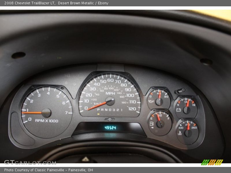 Desert Brown Metallic / Ebony 2008 Chevrolet TrailBlazer LT
