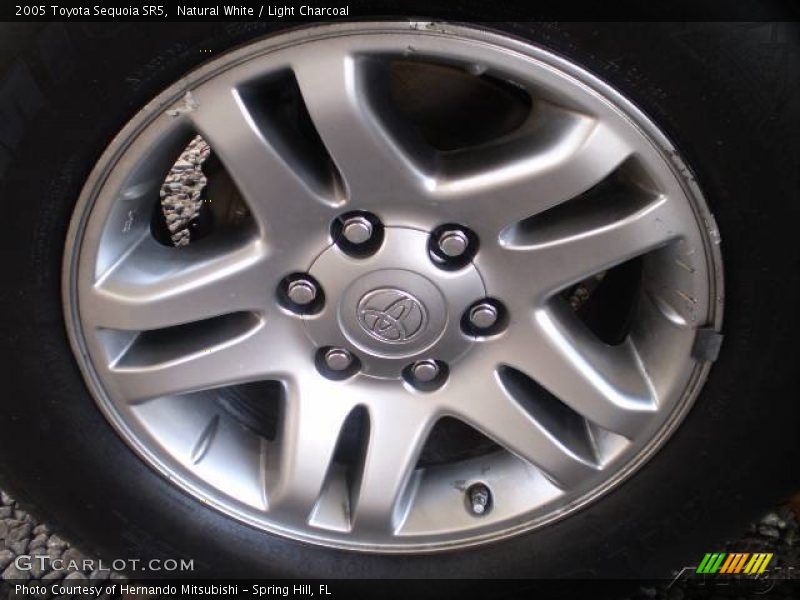 Natural White / Light Charcoal 2005 Toyota Sequoia SR5