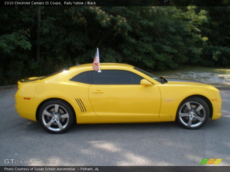 Rally Yellow / Black 2010 Chevrolet Camaro SS Coupe