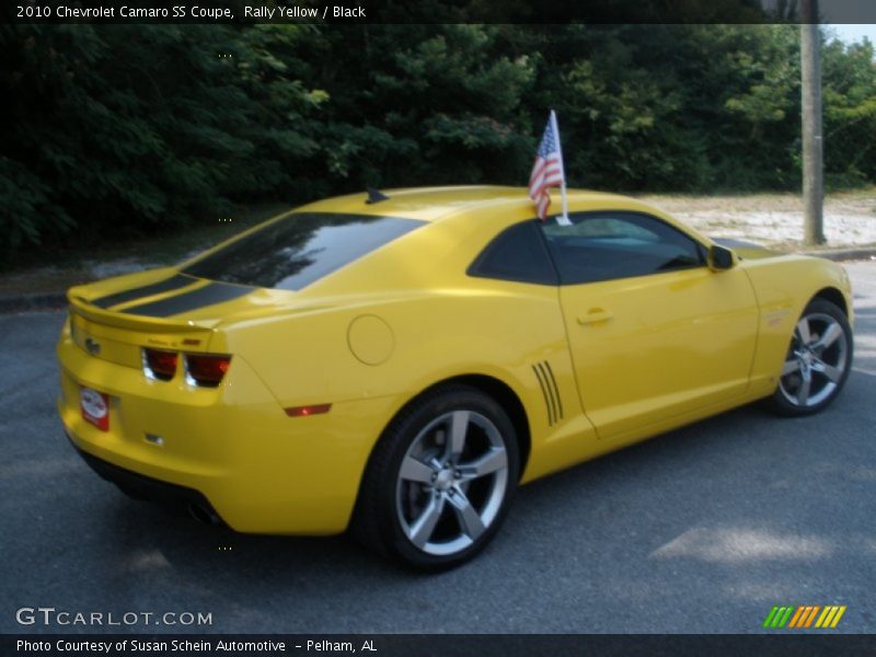 Rally Yellow / Black 2010 Chevrolet Camaro SS Coupe