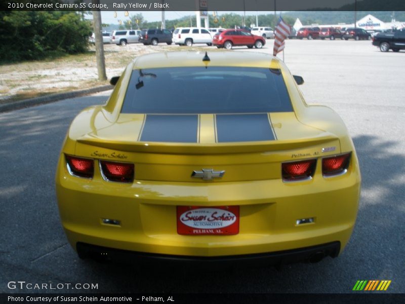 Rally Yellow / Black 2010 Chevrolet Camaro SS Coupe