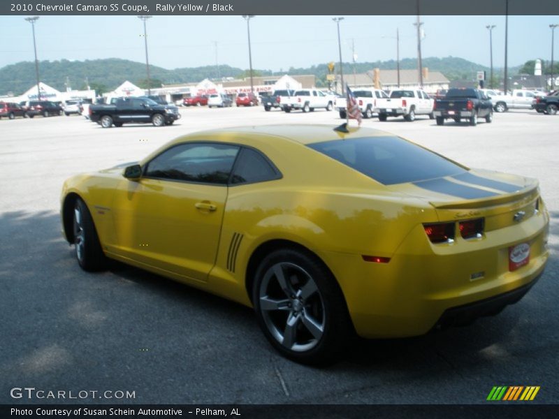 Rally Yellow / Black 2010 Chevrolet Camaro SS Coupe