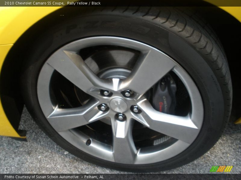Rally Yellow / Black 2010 Chevrolet Camaro SS Coupe
