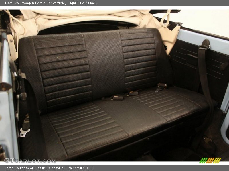 Light Blue / Black 1979 Volkswagen Beetle Convertible