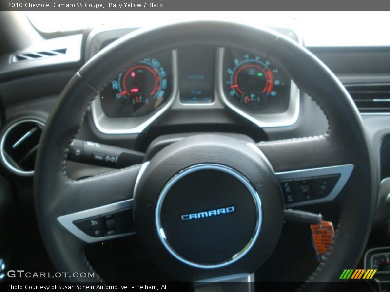 Rally Yellow / Black 2010 Chevrolet Camaro SS Coupe