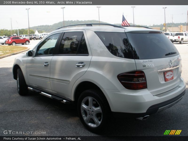 Arctic White / Macadamia 2008 Mercedes-Benz ML 350 4Matic