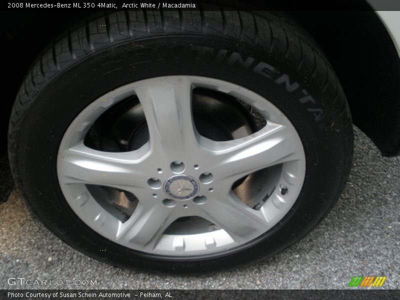 Arctic White / Macadamia 2008 Mercedes-Benz ML 350 4Matic