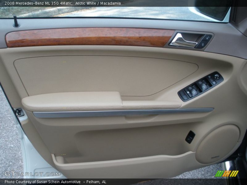 Arctic White / Macadamia 2008 Mercedes-Benz ML 350 4Matic