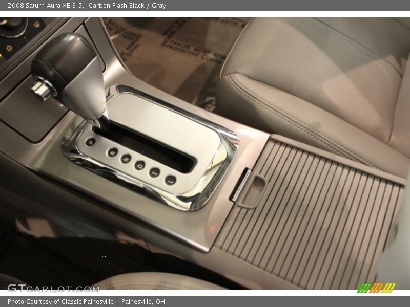 Carbon Flash Black / Gray 2008 Saturn Aura XE 3.5
