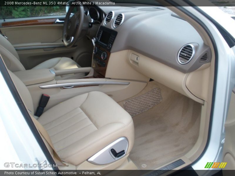 Arctic White / Macadamia 2008 Mercedes-Benz ML 350 4Matic