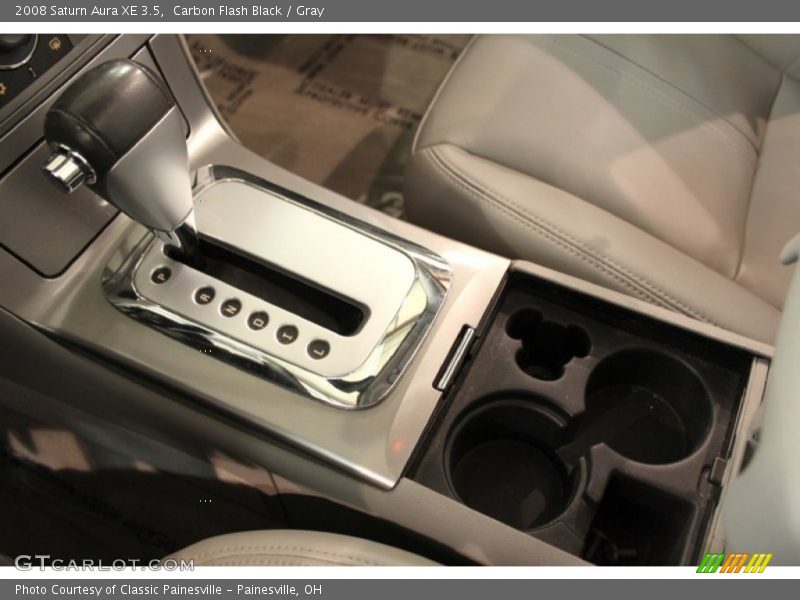 Carbon Flash Black / Gray 2008 Saturn Aura XE 3.5