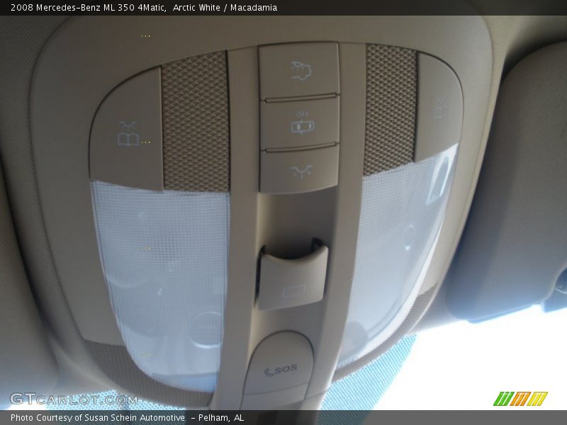 Arctic White / Macadamia 2008 Mercedes-Benz ML 350 4Matic