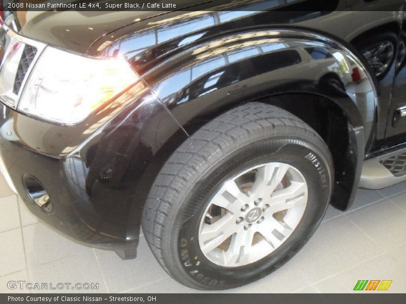 Super Black / Cafe Latte 2008 Nissan Pathfinder LE 4x4