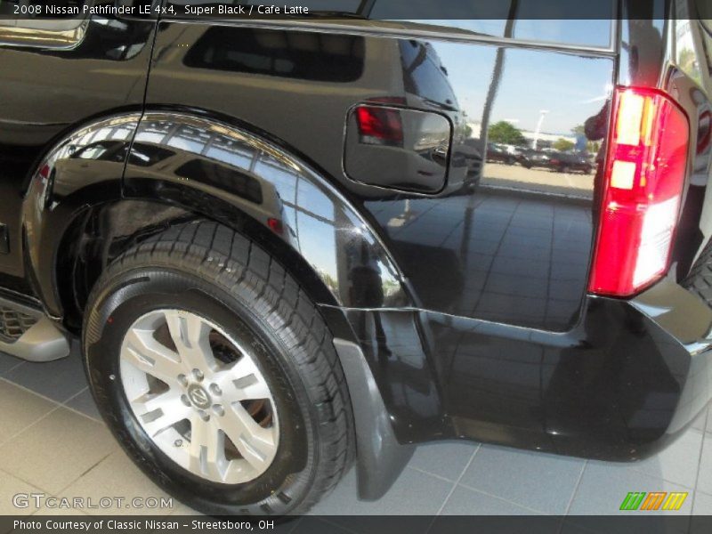 Super Black / Cafe Latte 2008 Nissan Pathfinder LE 4x4