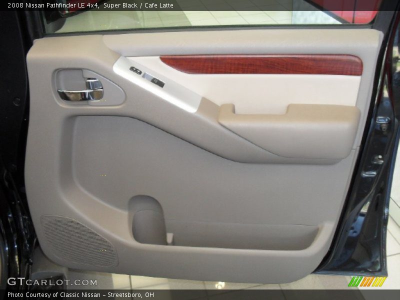 Super Black / Cafe Latte 2008 Nissan Pathfinder LE 4x4