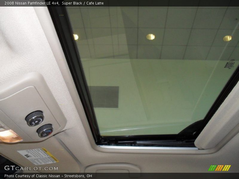 Super Black / Cafe Latte 2008 Nissan Pathfinder LE 4x4