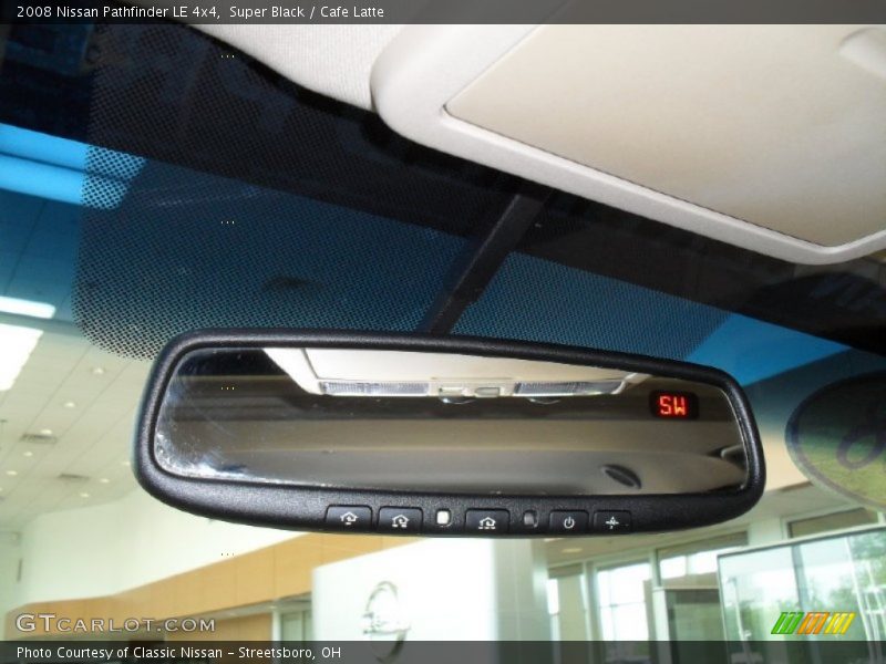 Super Black / Cafe Latte 2008 Nissan Pathfinder LE 4x4