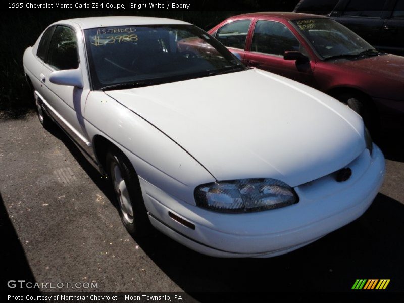 Bright White / Ebony 1995 Chevrolet Monte Carlo Z34 Coupe