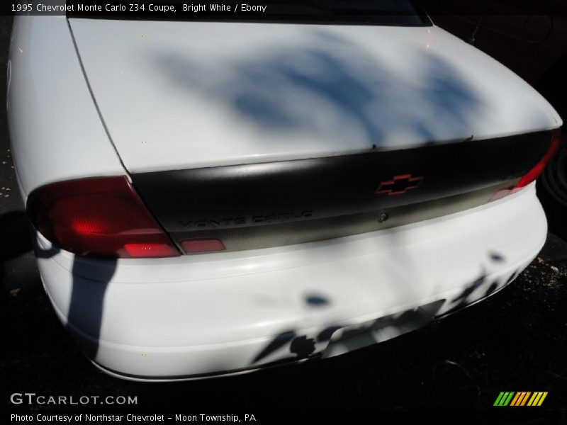 Bright White / Ebony 1995 Chevrolet Monte Carlo Z34 Coupe