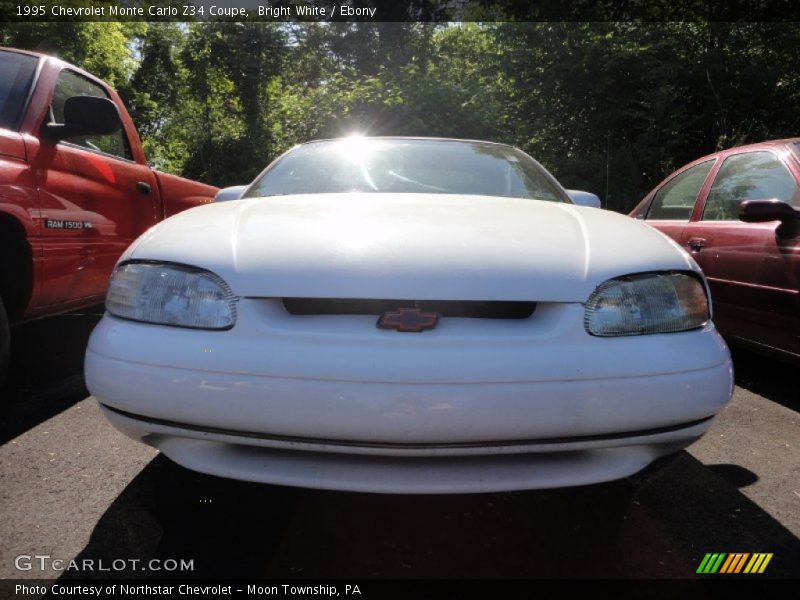 Bright White / Ebony 1995 Chevrolet Monte Carlo Z34 Coupe