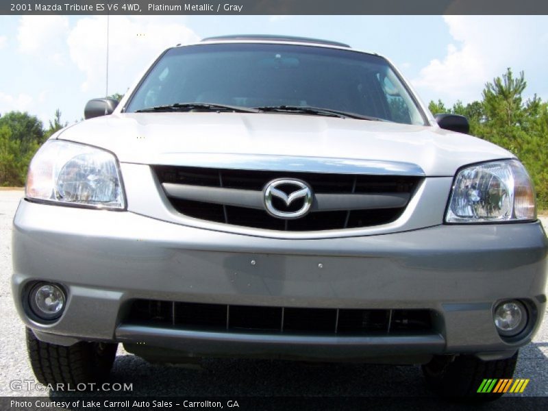 Platinum Metallic / Gray 2001 Mazda Tribute ES V6 4WD