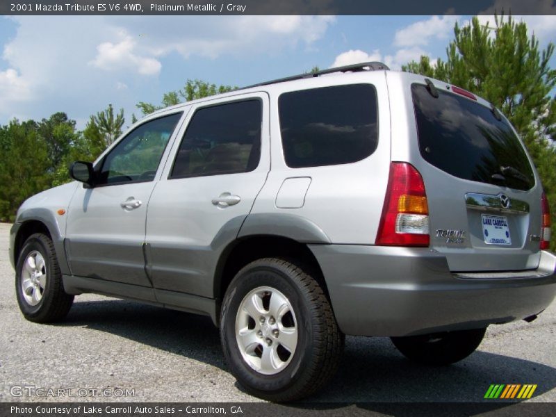 Platinum Metallic / Gray 2001 Mazda Tribute ES V6 4WD