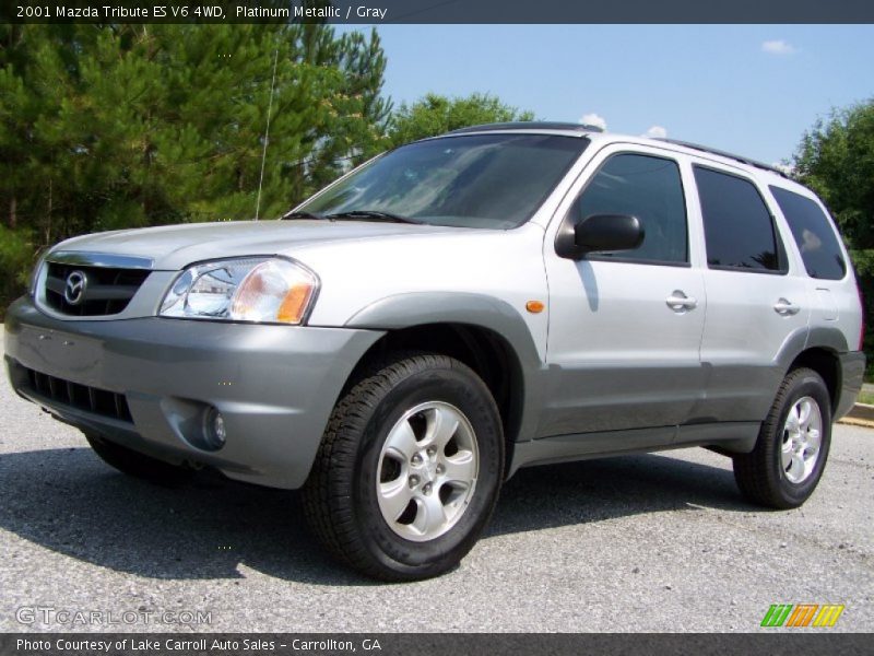 Platinum Metallic / Gray 2001 Mazda Tribute ES V6 4WD