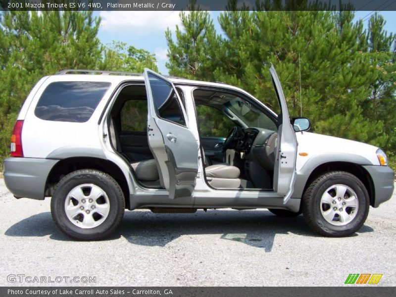 Platinum Metallic / Gray 2001 Mazda Tribute ES V6 4WD