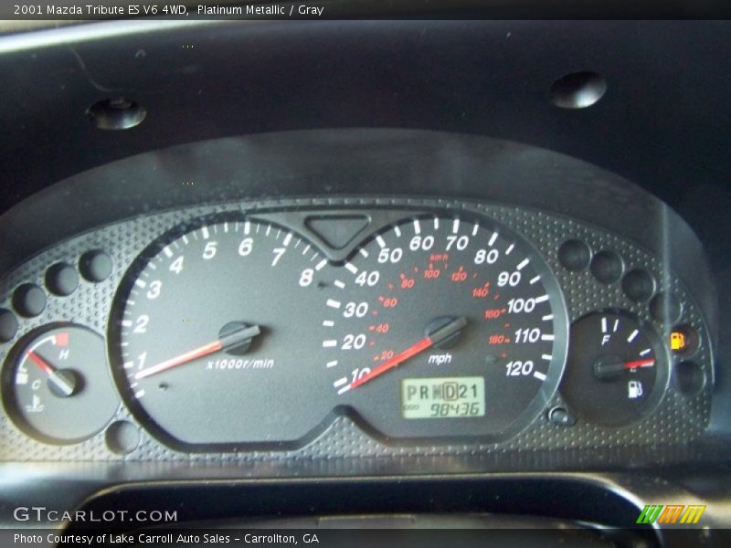  2001 Tribute ES V6 4WD ES V6 4WD Gauges