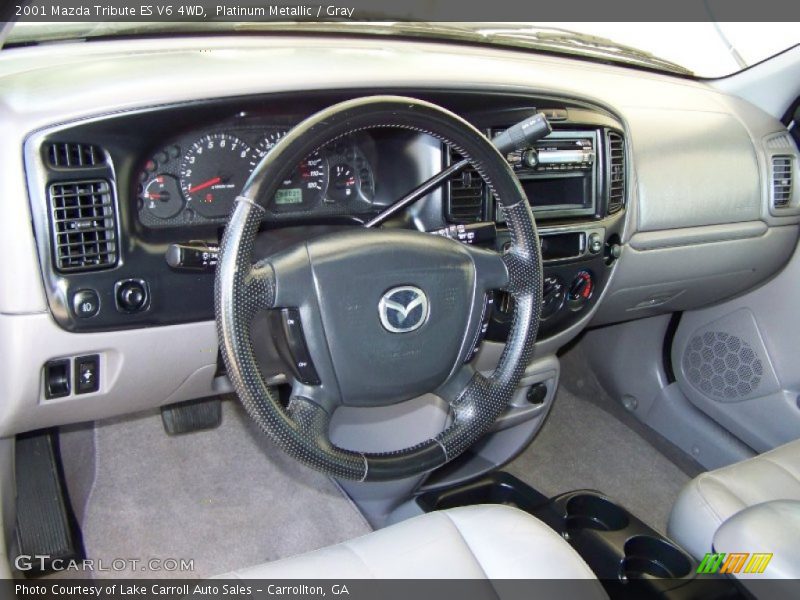 Platinum Metallic / Gray 2001 Mazda Tribute ES V6 4WD