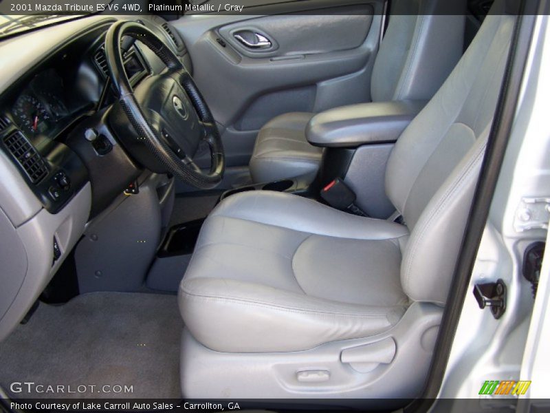 Platinum Metallic / Gray 2001 Mazda Tribute ES V6 4WD