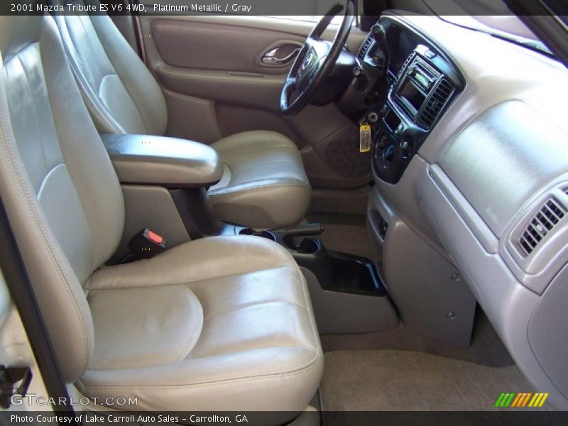Platinum Metallic / Gray 2001 Mazda Tribute ES V6 4WD