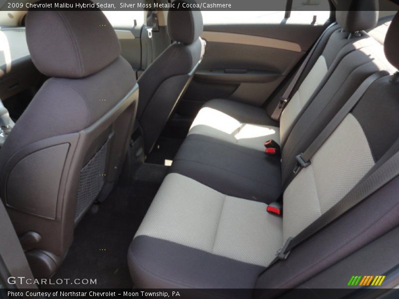  2009 Malibu Hybrid Sedan Cocoa/Cashmere Interior