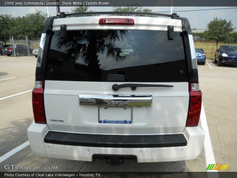 Stone White / Saddle Brown 2006 Jeep Commander Limited
