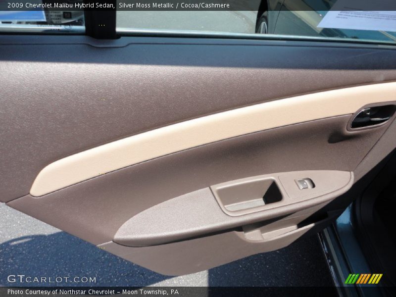 Silver Moss Metallic / Cocoa/Cashmere 2009 Chevrolet Malibu Hybrid Sedan