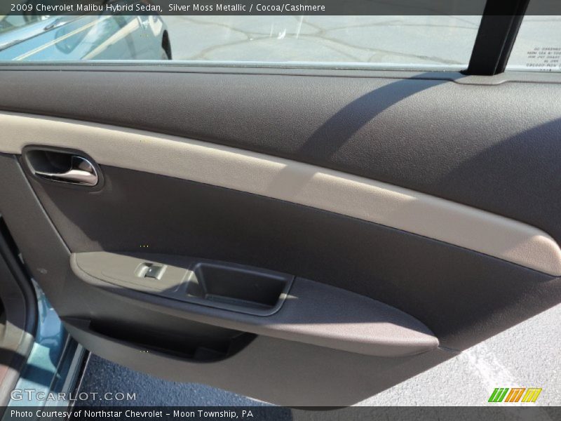Silver Moss Metallic / Cocoa/Cashmere 2009 Chevrolet Malibu Hybrid Sedan