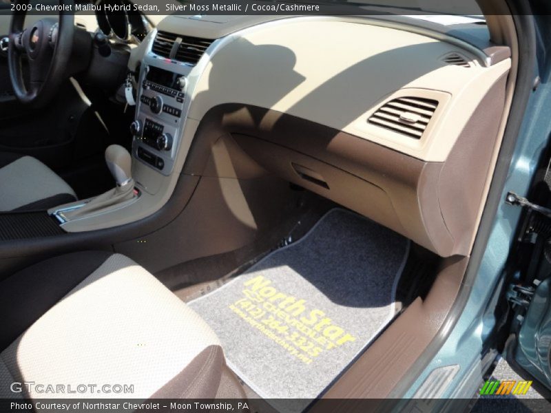 Silver Moss Metallic / Cocoa/Cashmere 2009 Chevrolet Malibu Hybrid Sedan