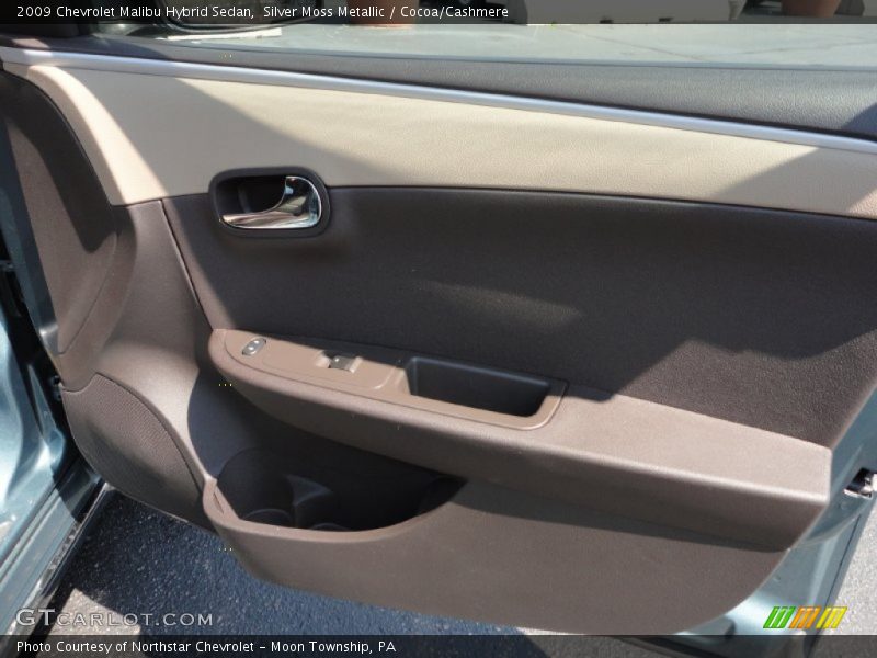 Silver Moss Metallic / Cocoa/Cashmere 2009 Chevrolet Malibu Hybrid Sedan