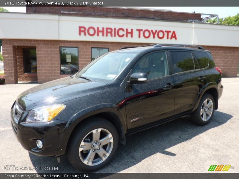 Black / Dark Charcoal 2011 Toyota RAV4 V6 Sport 4WD