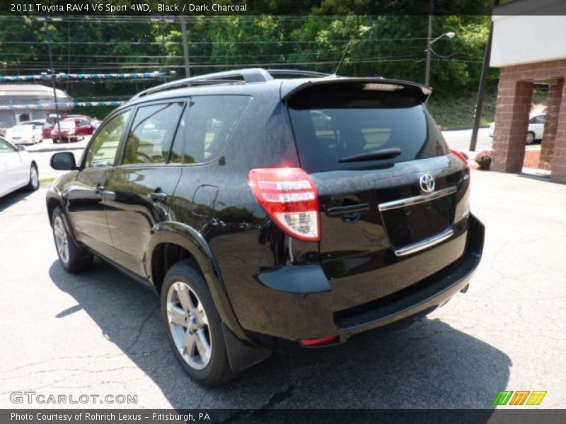 Black / Dark Charcoal 2011 Toyota RAV4 V6 Sport 4WD