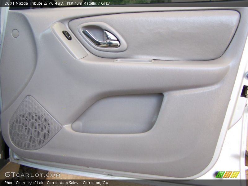Platinum Metallic / Gray 2001 Mazda Tribute ES V6 4WD